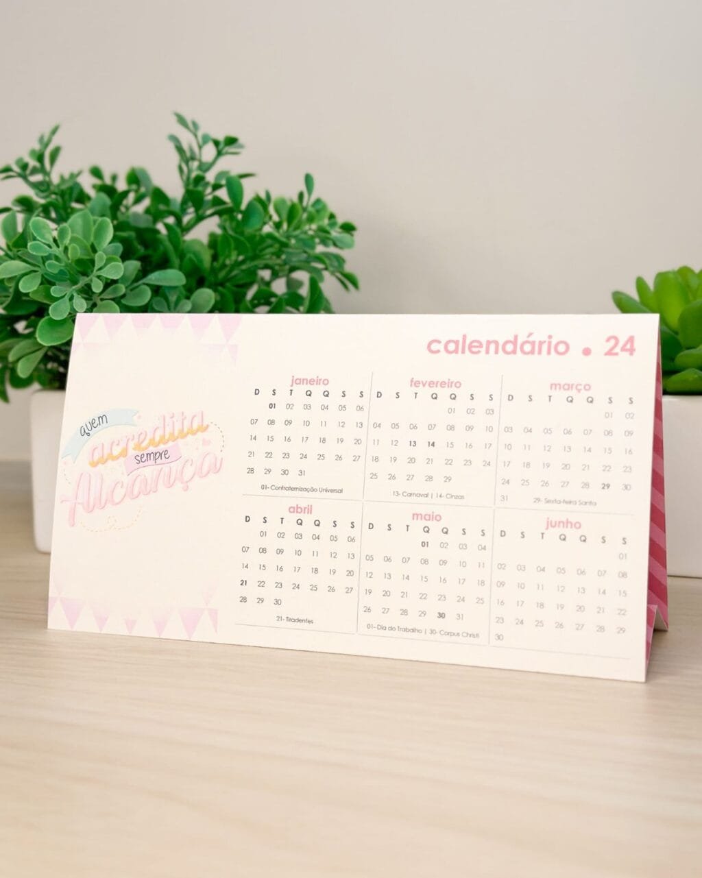 COMBO - Calendários de Mesa Lettering 2024 (Pocket | A6 | Mini | Display | Parede) - Imagem 23