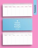 Combo 8 arquivos Desk Planner Semanal Permanente e Datado 2024 - Imagem 5
