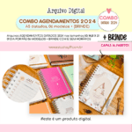 COMBO Agendamentos Datados 2024 + Brindes