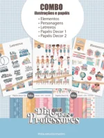 Professores 2023 - Combo Ilustrações e Papéis