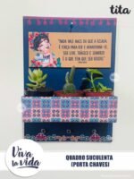 Viva La Vida - Quadrinho Suculentas (Porta Chaves) - Imagem 2