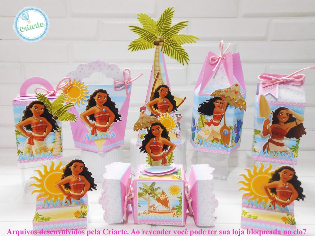 Kit Avulso Festa - Moana (Cód.22) - Imagem 1