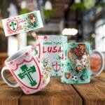 Pack Estampas Canecas Times de Futebol (Tiago) - Imagem 11