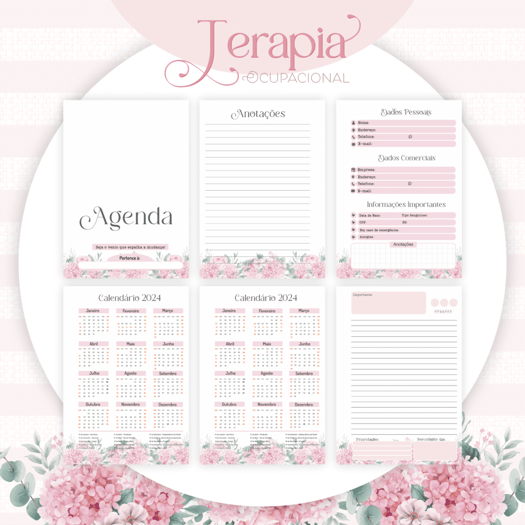 2 Combos Terapia Ocupacional Feminina | Masculina - Encadernação (Pamella) - Imagem 13