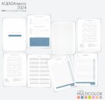 COMBO com 20 capas em PNG, 7 miolos de agendamento datado 2024 - Imagem 7