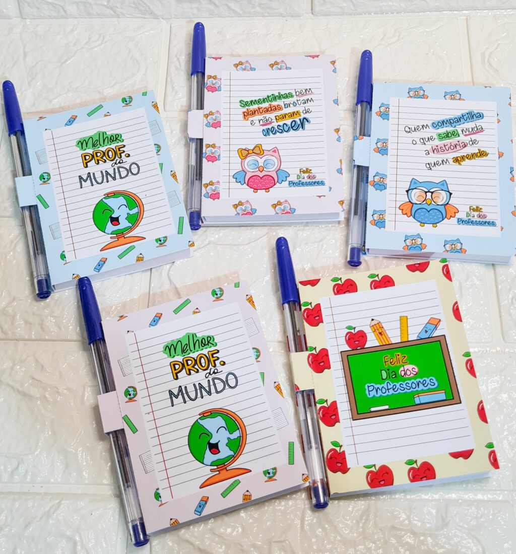Cadernetas Dia dos Professores - Versão Completa - Imagem 1