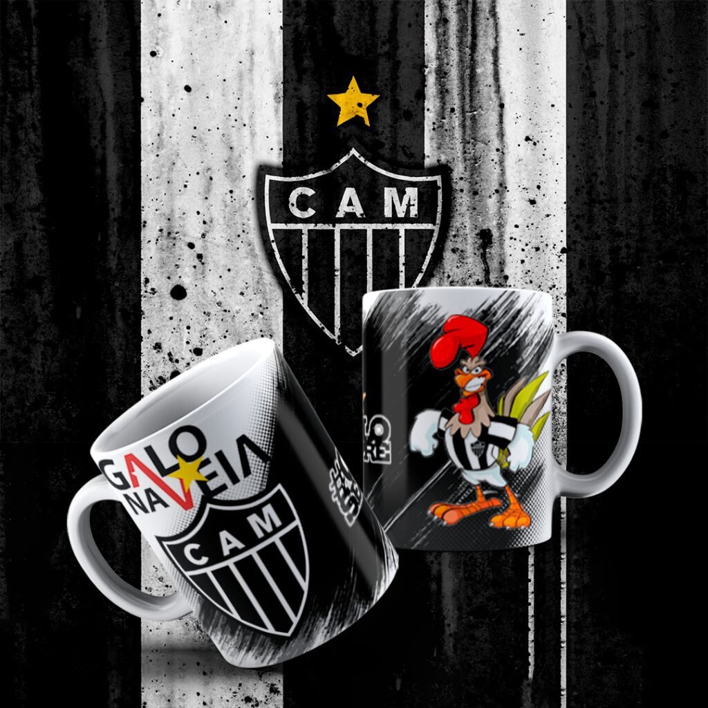 Pack Estampas Canecas Times de Futebol (Tiago) - Imagem 28