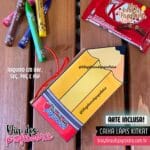 Caixa Lápis Kit Kat Professores - ARTE INCLUSA - Imagem 3