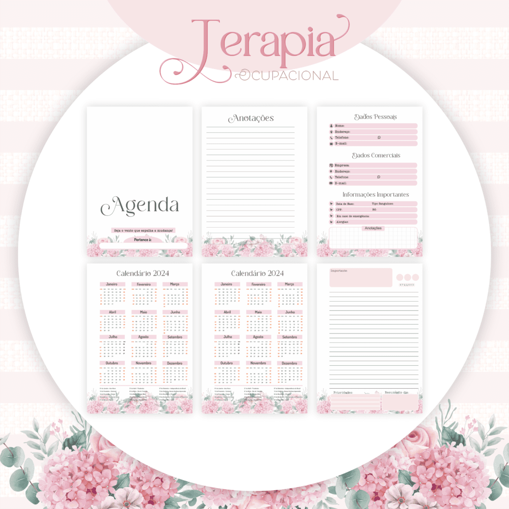 2 Combos Terapia Ocupacional Feminina | Masculina - Encadernação (Pamella) - Imagem 15