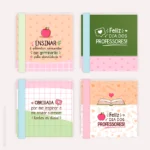 Capinha p/ Bloquinho de Notas (tipo post-it) 3 tam. - Professores (Telma Contel) - Imagem 5