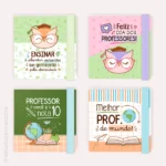 Capinha p/ Bloquinho de Notas (tipo post-it) 3 tam. - Professores (Telma Contel) - Imagem 4