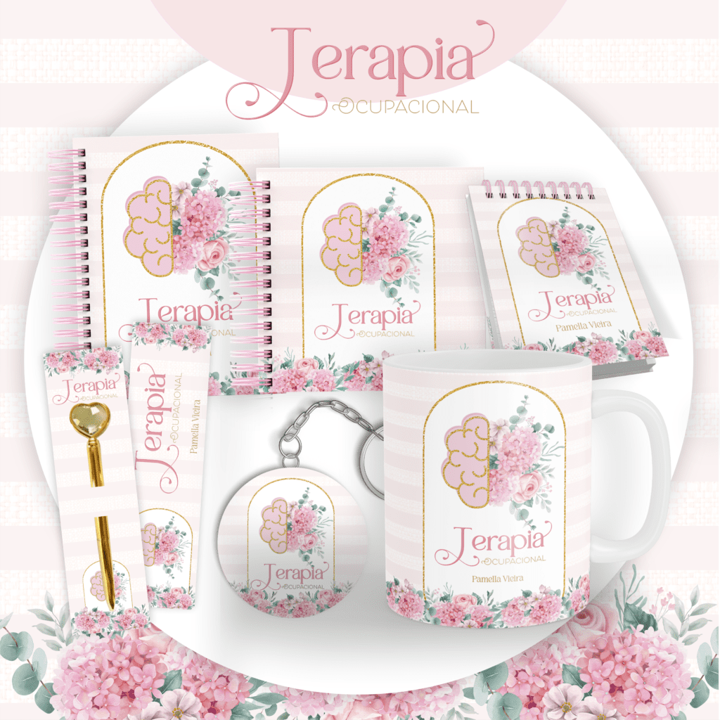 2 Combos Terapia Ocupacional Feminina | Masculina - Encadernação (Pamella) - Imagem 1