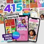 Pack Canva Convites Digitais - Templates Editáveis 415 Artes