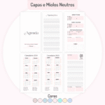 COMBO Miolos Neutros Agendas | Planners 2024 (Pamella) - Imagem 3