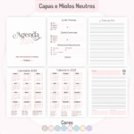 COMBO Miolos Neutros Agendas | Planners 2024 (Pamella) - Imagem 5