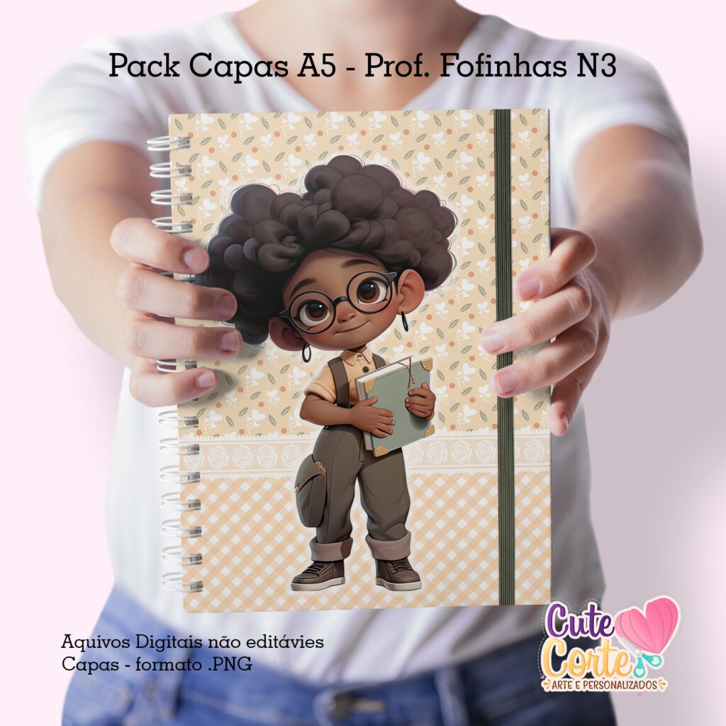 Pack Capas Professoras Fofinhas 2023 - N3 (Cute Corte) - Imagem 9