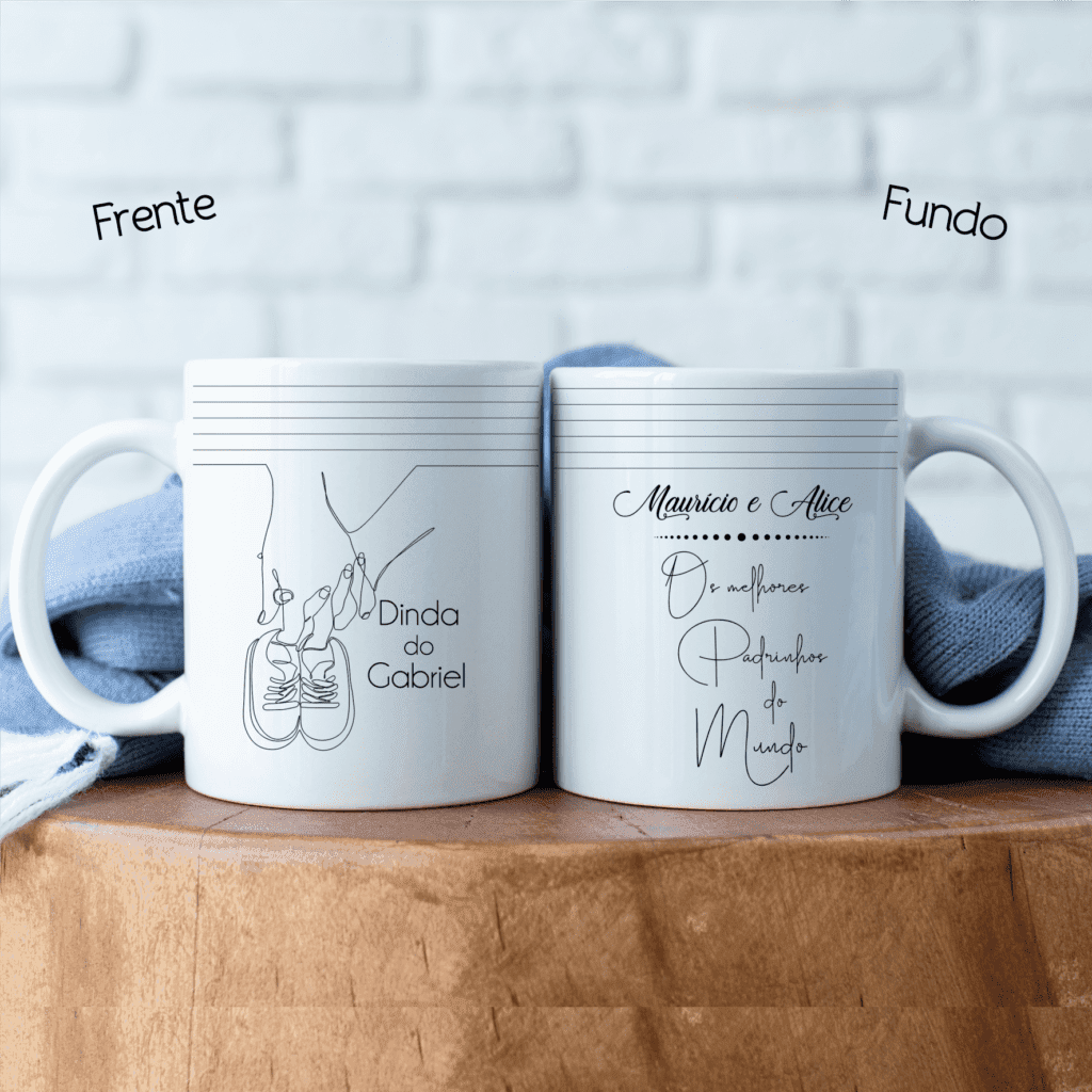 Combo Dindos em Linhas - Estampas Canecas (Lontrinhas) - Imagem 9