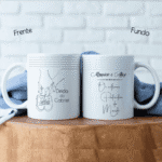 Combo Dindos em Linhas - Estampas Canecas (Lontrinhas)