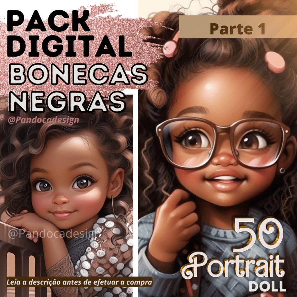 Bonecas NEGRAS Portrait – parte 1 - Imagem 1