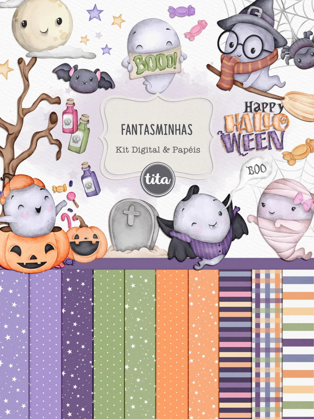 Halloween 2023 - Fantasminhas (Tita) - Imagem 1