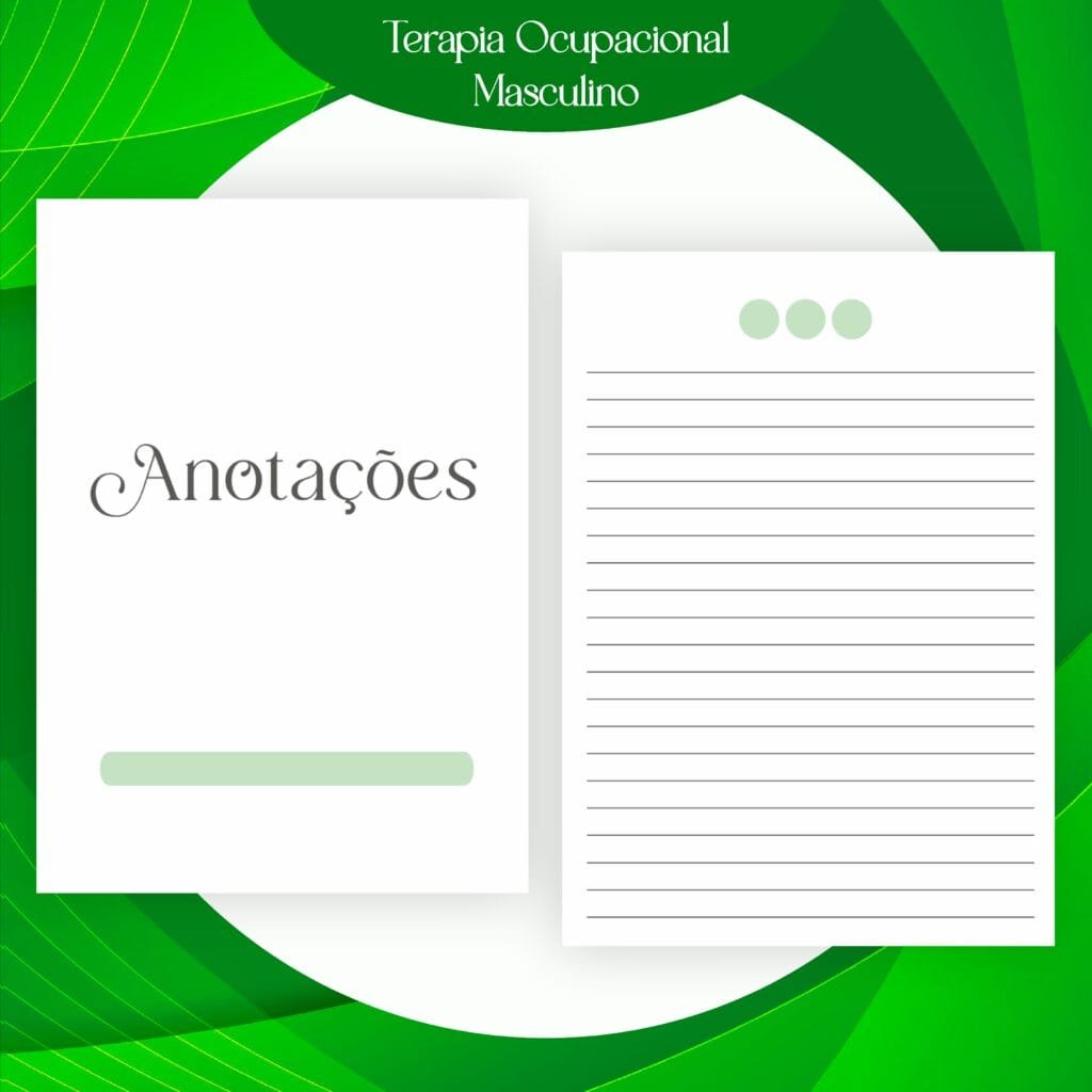 2 Combos Terapia Ocupacional Feminina | Masculina - Encadernação (Pamella) - Imagem 3