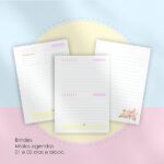 Kit Agendas Não Datadas Alfabeto floral + Brindes (Estúdio G19) - Imagem 2