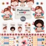 Professora com Amor - Kit Digital (Tita)