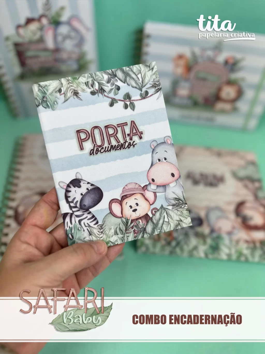 Safari & Floresta Baby - Combo Encadernação - Imagem 19