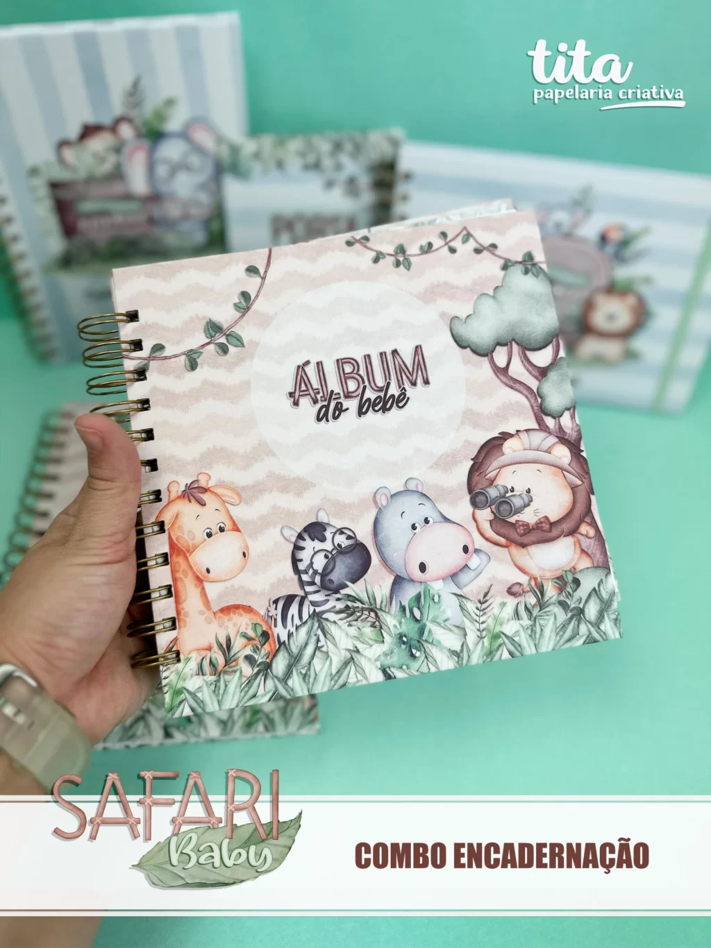Safari & Floresta Baby - Combo Encadernação - Imagem 17
