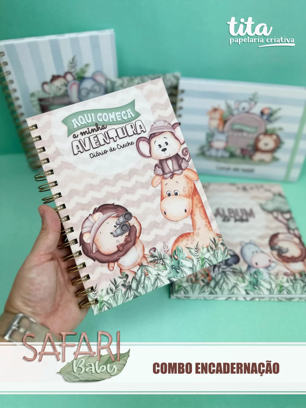 Safari & Floresta Baby - Combo Encadernação - Imagem 16