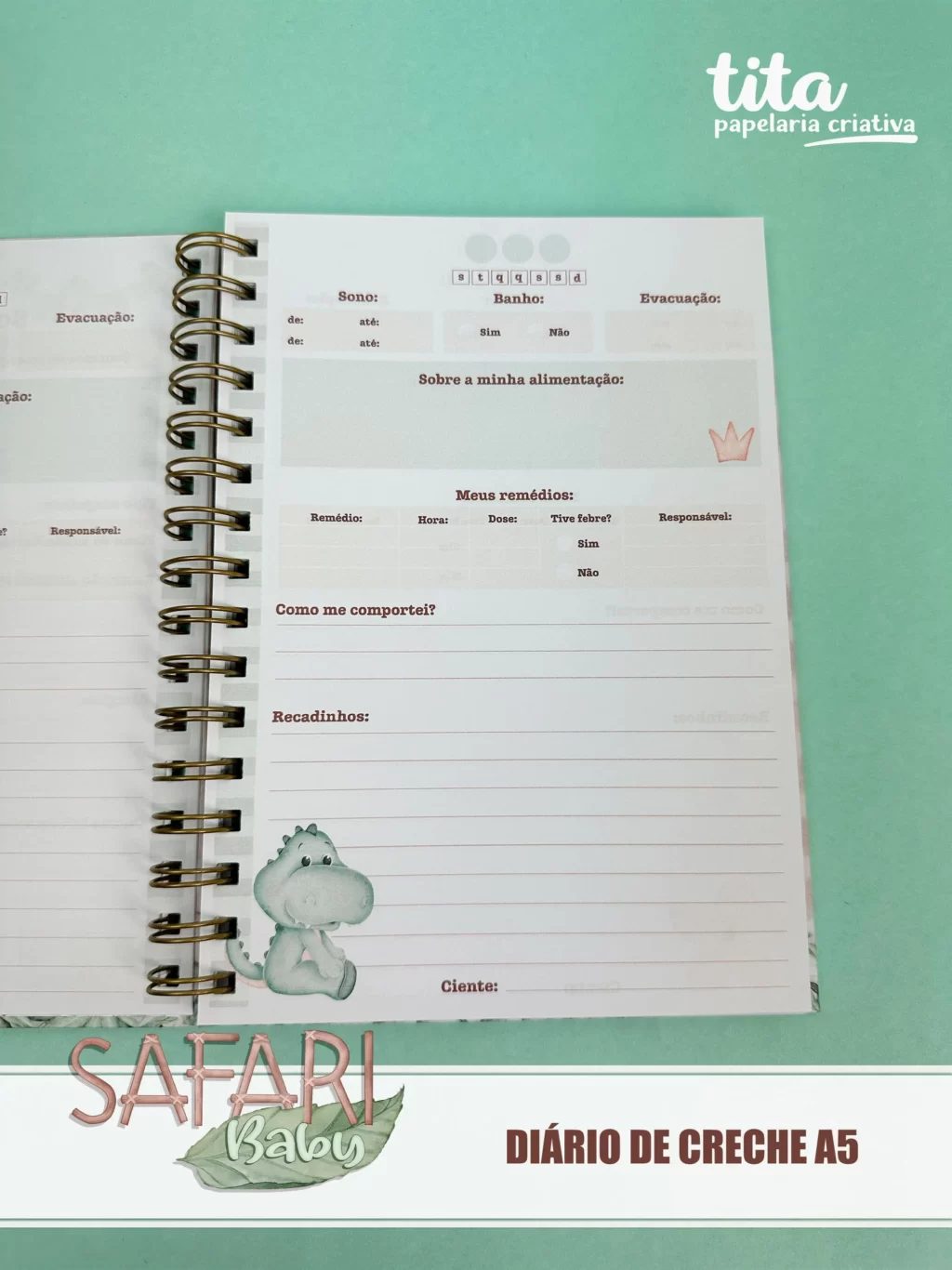 Safari & Floresta Baby - Combo Encadernação - Imagem 2