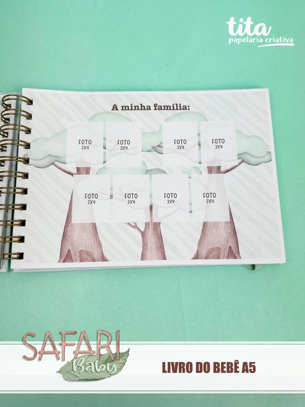 Safari & Floresta Baby - Combo Encadernação - Imagem 13