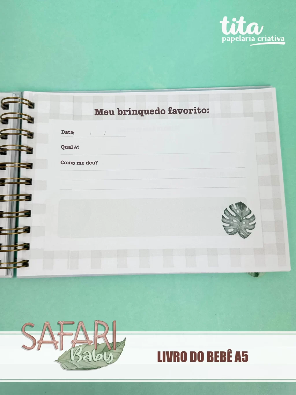 Safari & Floresta Baby - Combo Encadernação - Imagem 12