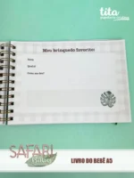 Safari & Floresta Baby - Combo Encadernação - Imagem 12