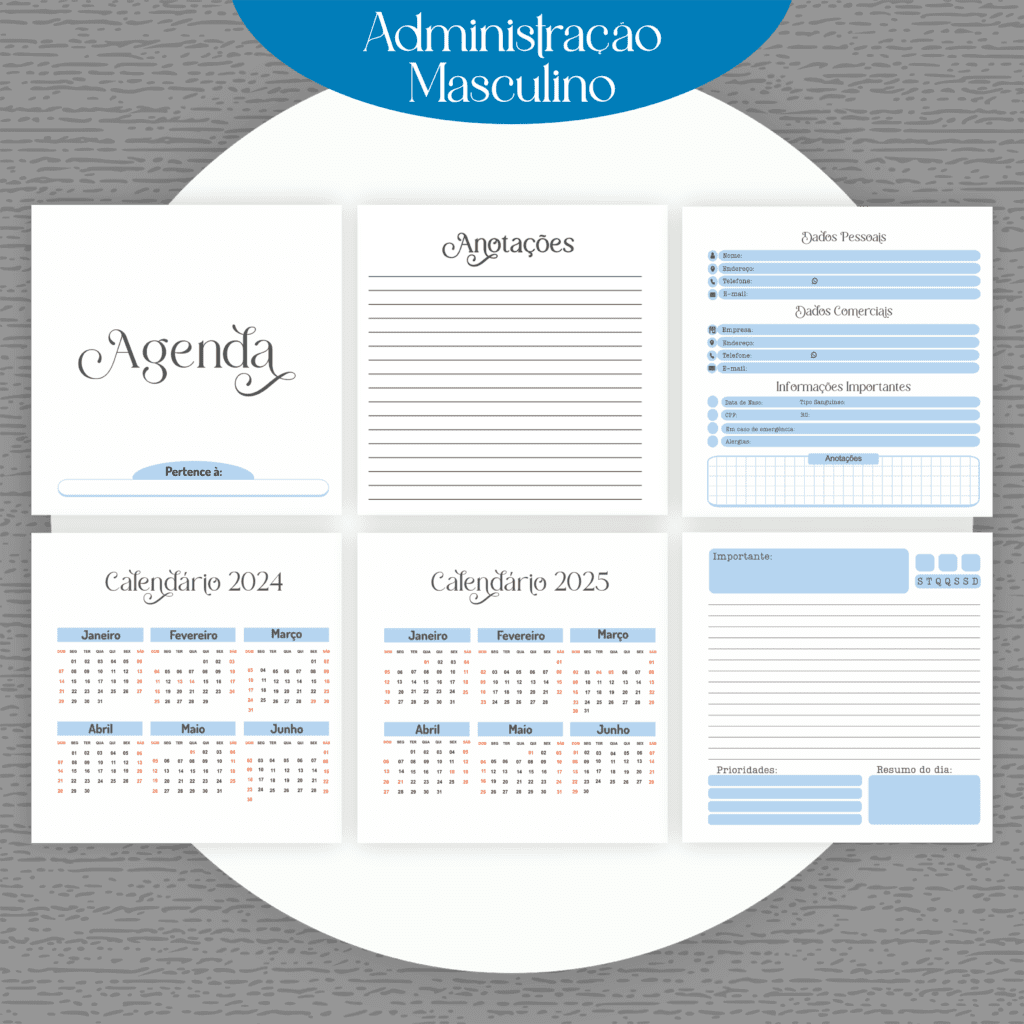 2 Combos Administração Feminino | Masculino - Encadernação (Pamella) - Imagem 6