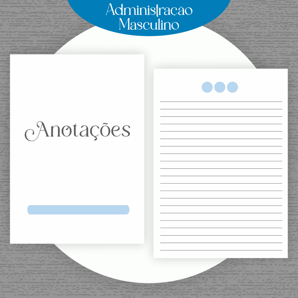 2 Combos Administração Feminino | Masculino - Encadernação (Pamella) - Imagem 9