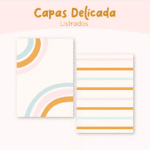 Combo Capas A5, A6 e 18x18 | DELICADA (Papel Sorriso) - Imagem 3