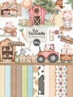 Na Fazenda - Combo Ilustrações e Papéis (Tita) - Imagem 7
