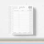 Miolos Agendamentos Masculino A5 |18x21 - Coleção Masculina 2024 (Papel Amado)