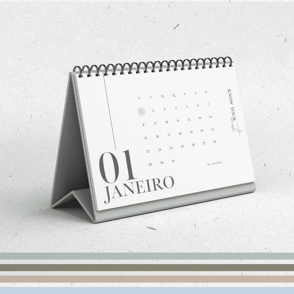 Calendários Masculinos 2024 - Coleção Masculina 2024 (Papel Amado) - Imagem 2