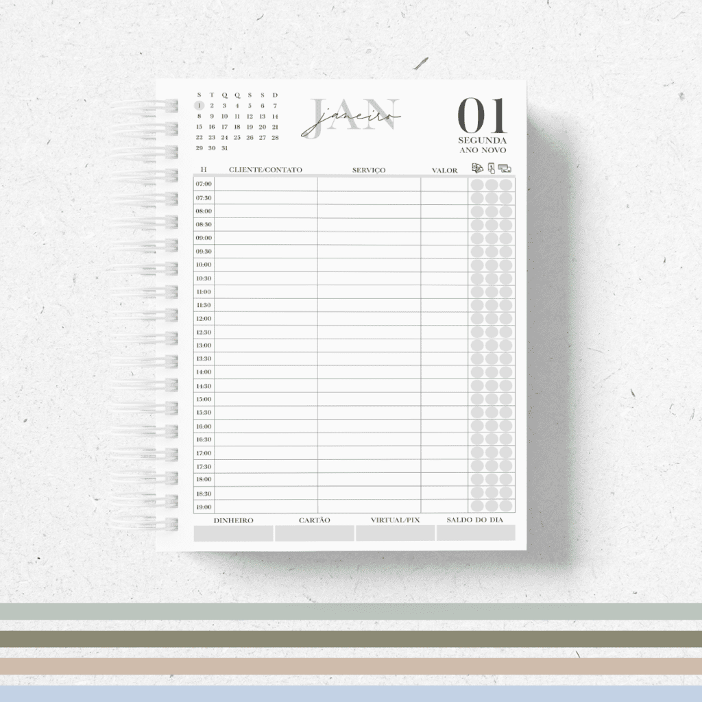 Miolos Agendamentos Masculino A5 |18x21 - Coleção Masculina 2024 (Papel Amado) - Imagem 2