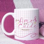 Outubro Rosa 2023 - Estampas para Canecas (Caneca Criativa) - Imagem 5