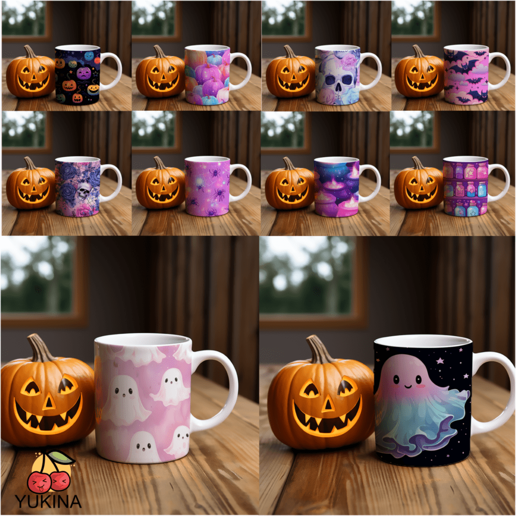 Halloween - Estampas para Canecas - Imagem 1