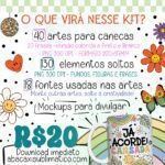 Lançamento VIBES Vol. 2 - Estampas para Canecas (Abacaxi Sublimatico) - Imagem 2