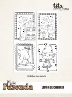 Na Fazenda - Livro de Colorir (Tita) - Imagem 2