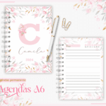 Agenda Permanente - A6 Floral Delicada (Lina)
