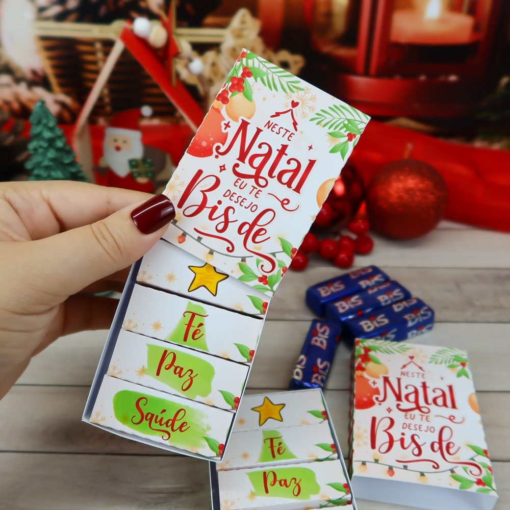 Caixa de Bis Personalizada Natale mais Caixas - Convites Digitais Simples