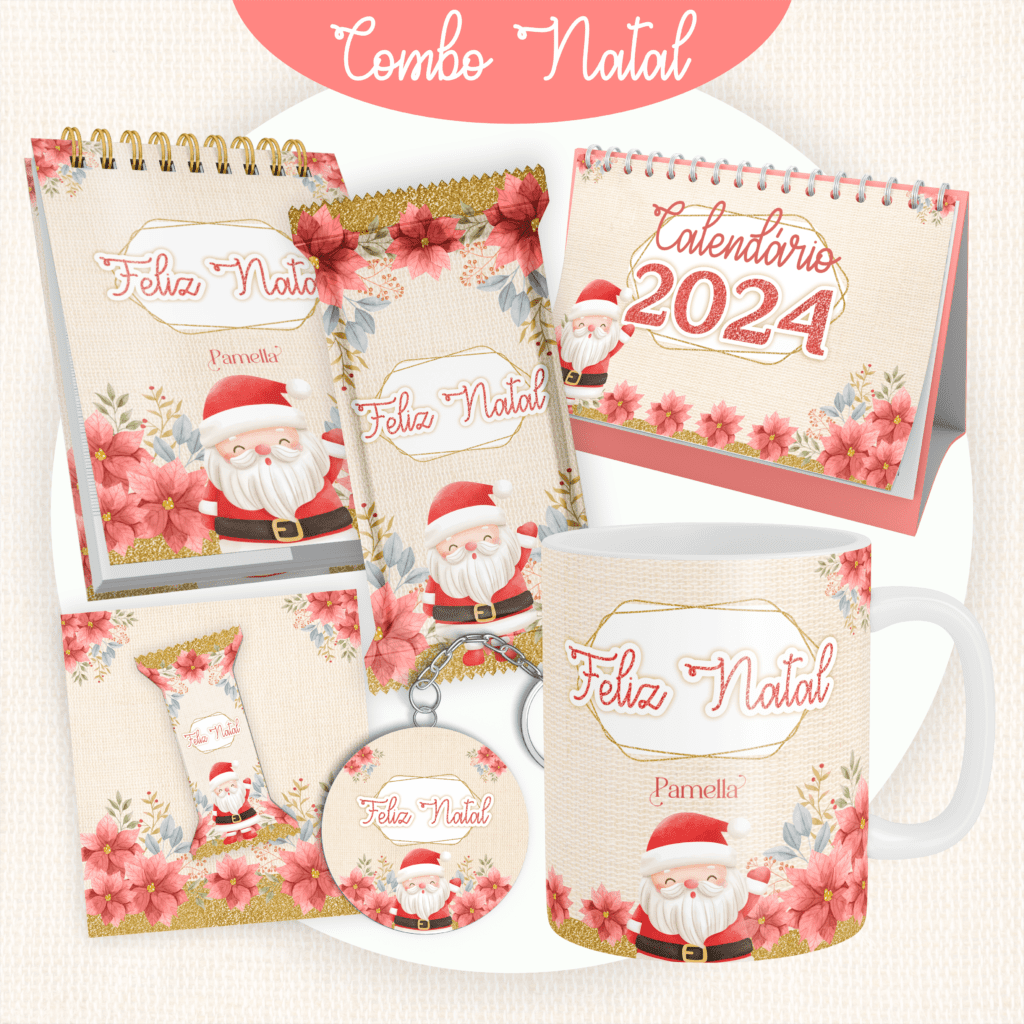 Calendários 2024 + Mimos - Natal (Pamella) - Imagem 1
