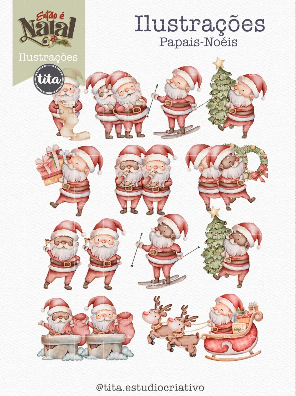 Então é Natal - Combo de Ilustrações (Tita) - Imagem 10