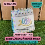 Mini Calendário de Mesa 2024 (Dicas de Papeleira) - Imagem 3